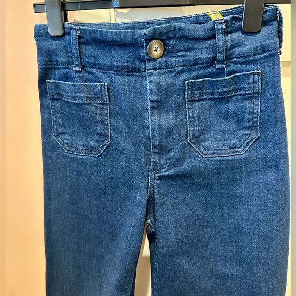 Anthropologie Maeve size 26 Colette Jean; high rise, wide leg crop in ink blue - Picture 4 of 11